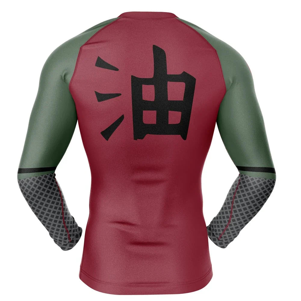 BJJ Rash Guard Naruto 'Jiraiya' Long Sleeve Compression Rashguard