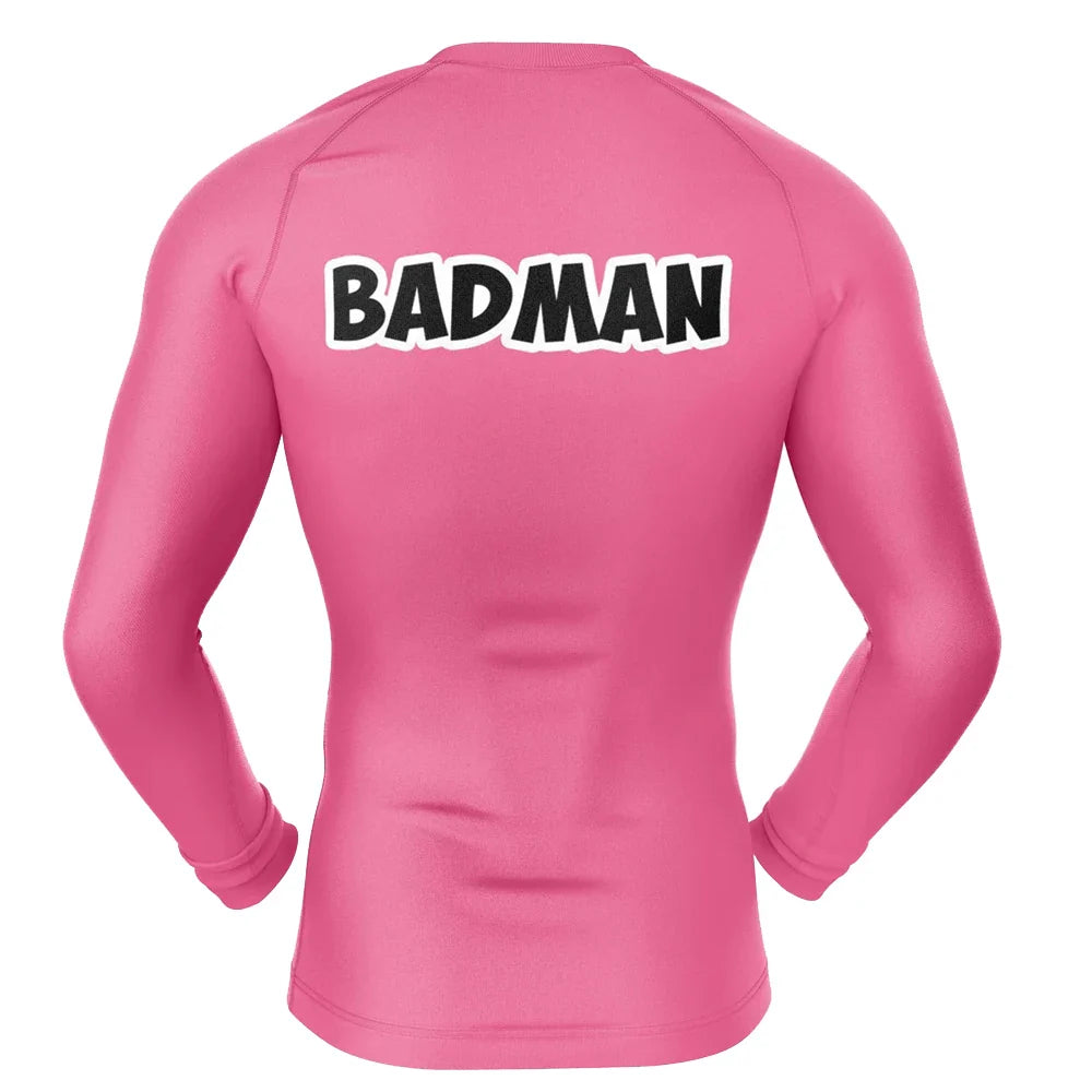 BJJ Rash Guard Dragon Ball Z 'Vegeta | Badman' Long Sleeve Compression Rashguard