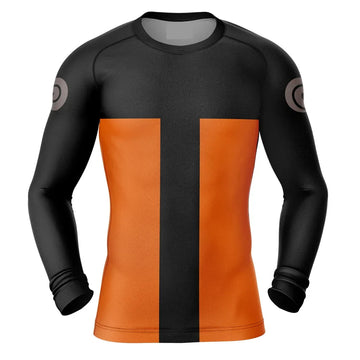 BJJ Rash Guard Naruto 'Shippuden' Long Sleeve Compression Rashguard