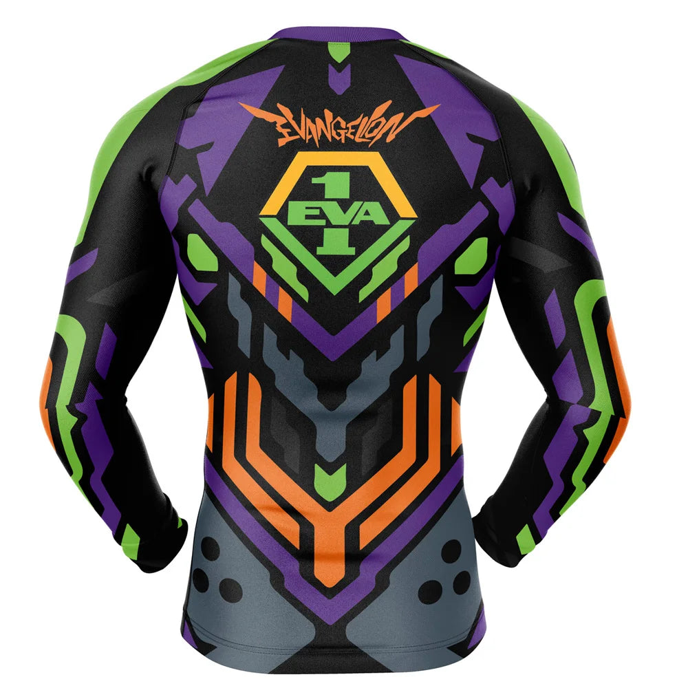 Evangelion Unit-01 '2.0' Long Sleeve Compression Rashguard