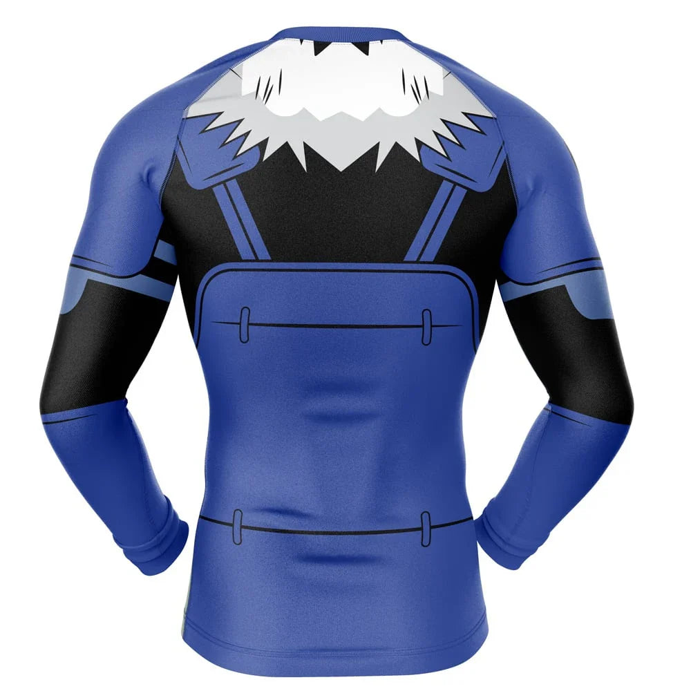 BJJ Rash Guard Naruto 'Tobirama' Long Sleeve Compression Rashguard