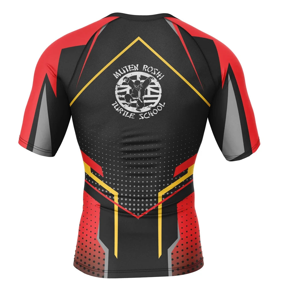 Dragon Ball Z 'Roshi's Gym' Short Sleeve Compression Rashguard