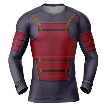 BJJ Rash Guard Naruto 'Madara | 3.0' Long Sleeve Compression Rashguard