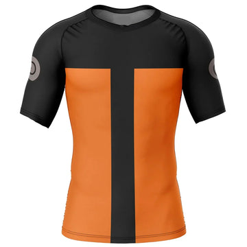 BJJ Rash Guard Naruto 'Shippuden' Short Sleeve Compression Rashguard