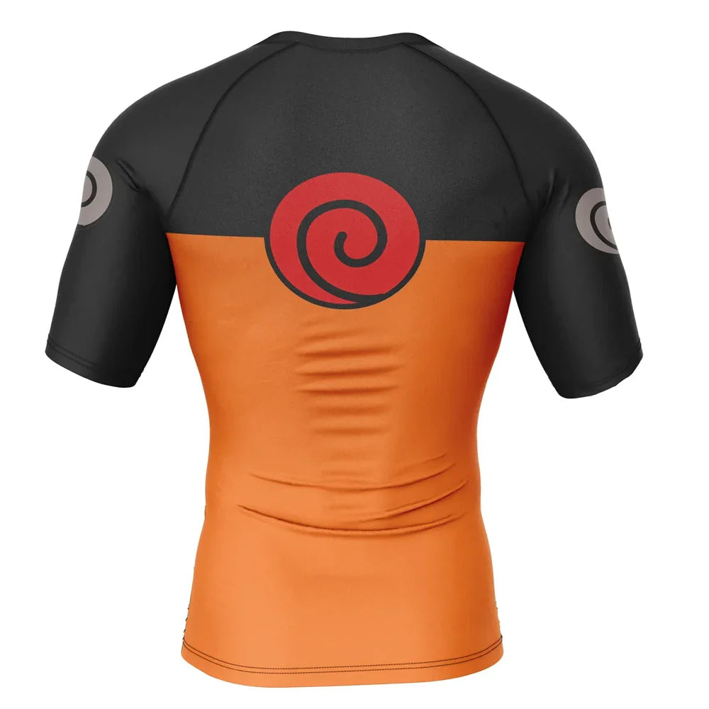 BJJ Rash Guard Naruto 'Shippuden' Short Sleeve Compression Rashguard