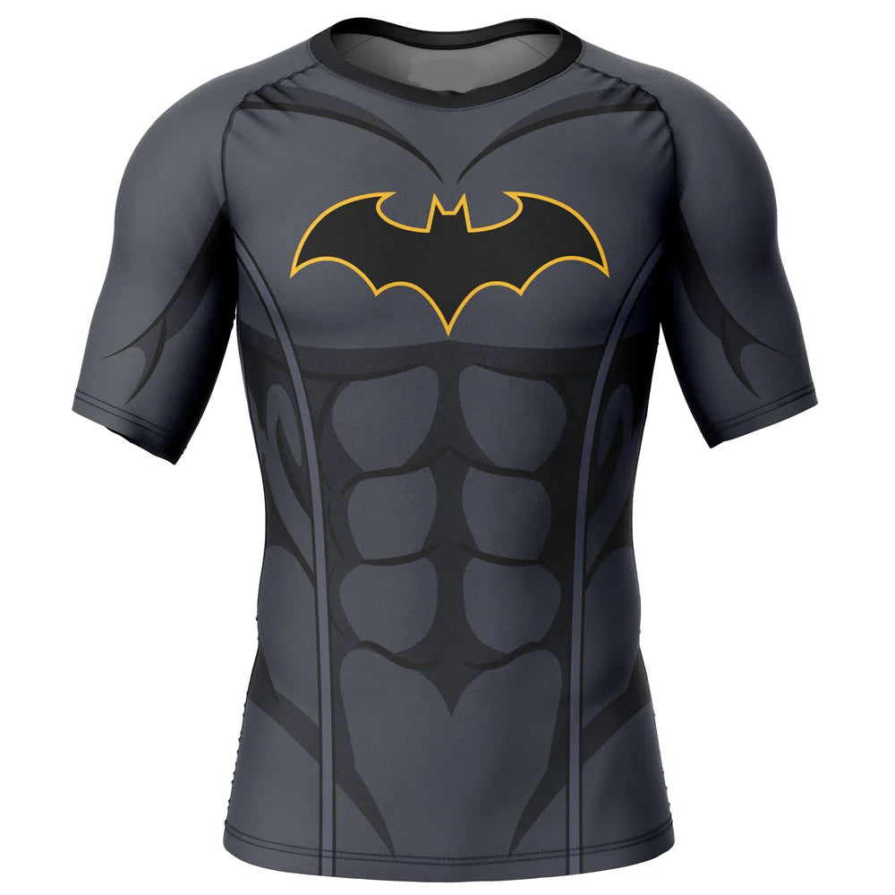 Batman 'Rebirth' Short Sleeve Compression Rashguard