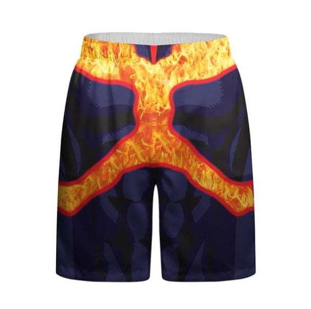 BJJ Rash Guard My Hero Academia 'Endeavor' Shorts