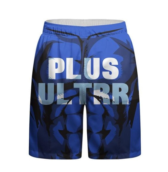 BJJ Rash Guard My Hero Academia 'Plus Ultra | Blue' Shorts