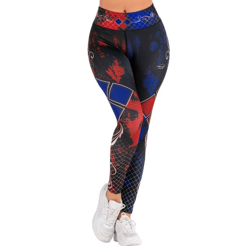 Women's Harley Quinn 'Fire and Ice' Leggings