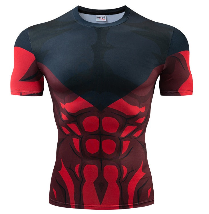 BJJ Rash Guard Jiren Dragon Ball Z Short Sleeve Compression Rashguard