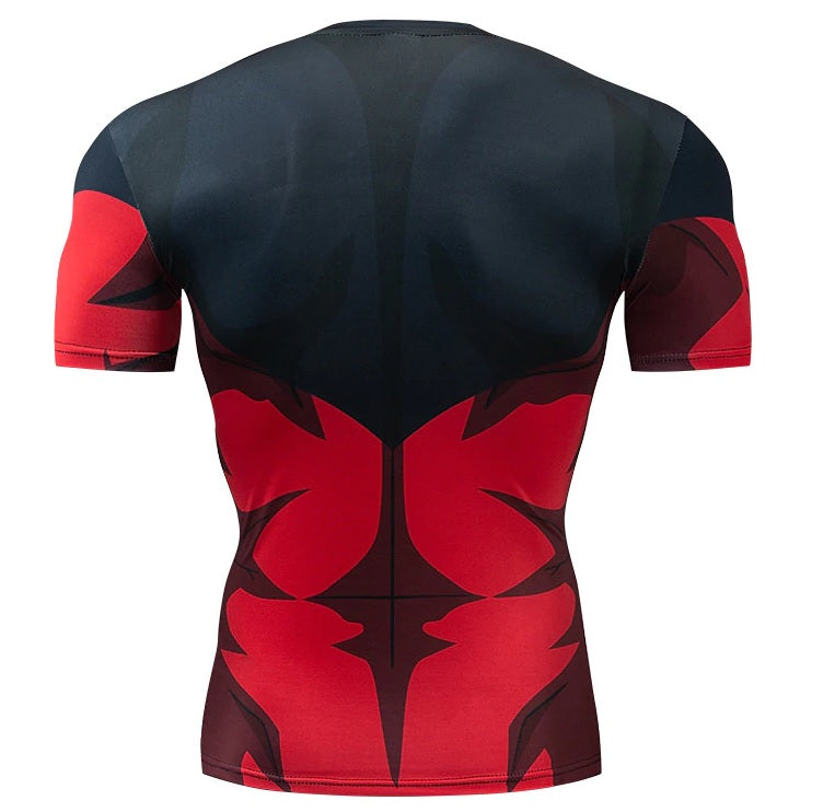 BJJ Rash Guard Jiren Dragon Ball Z Short Sleeve Compression Rashguard