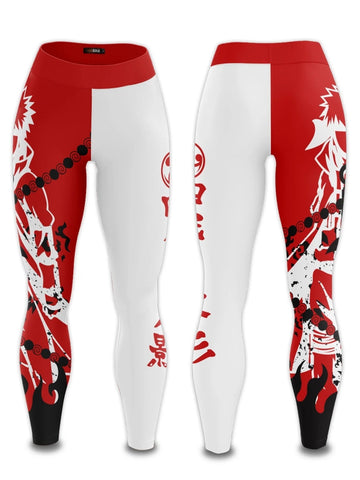 BJJ Rash Guard Women's Naruto 'Sharingan | Indra' Leggings Yoga Pants