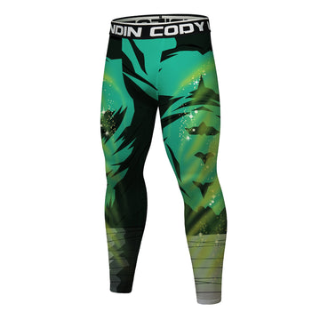 BJJ Rash Guard Men's Naruto 'Rock Lee | 2.0' Elite Leggings Compression Spats