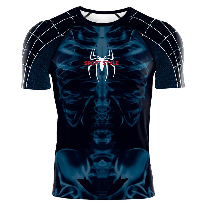 Warrior 'Spyder | 4.0' Short Sleeve Compression Rashguard