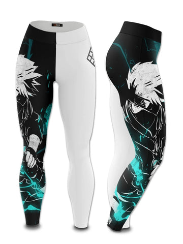 BJJ Rash Guard Women's Naruto 'Kakashi' Leggings Yoga Pants