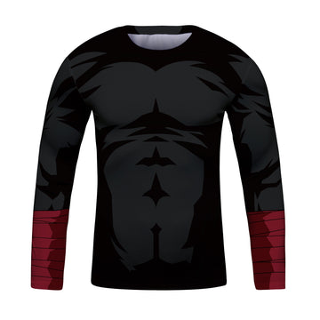 BJJ Rash Guard Kid's Naruto 'Rock Lee | Dark ' Elite Long Sleeve Compression Rashguard