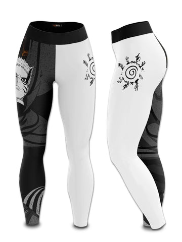 BJJ Rash Guard Women's Naruto Uzumaki Leggings Yoga Pants