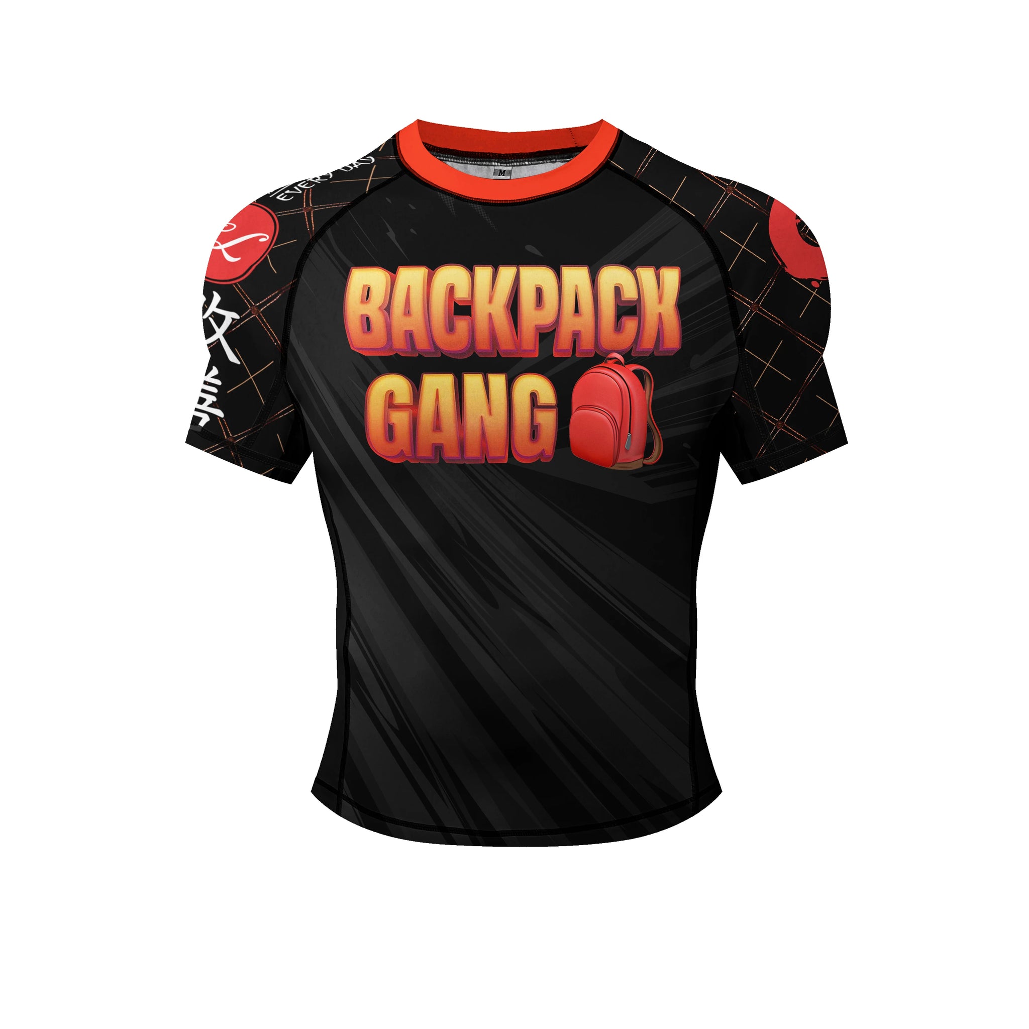 Backpack Gang Short Sleeve Compression Rashguard