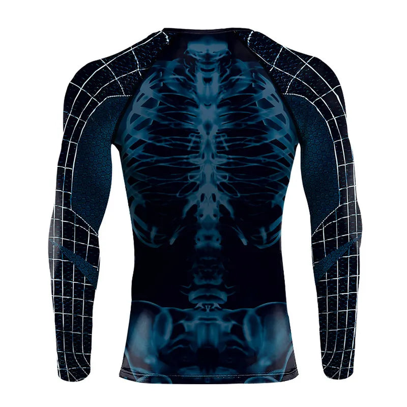 Warrior 'Spyder | 4.0' Long Sleeve Compression Rashguard