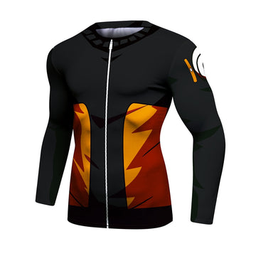 BJJ Rash Guard Naruto Elite Long Sleeve Compression Rash Guard