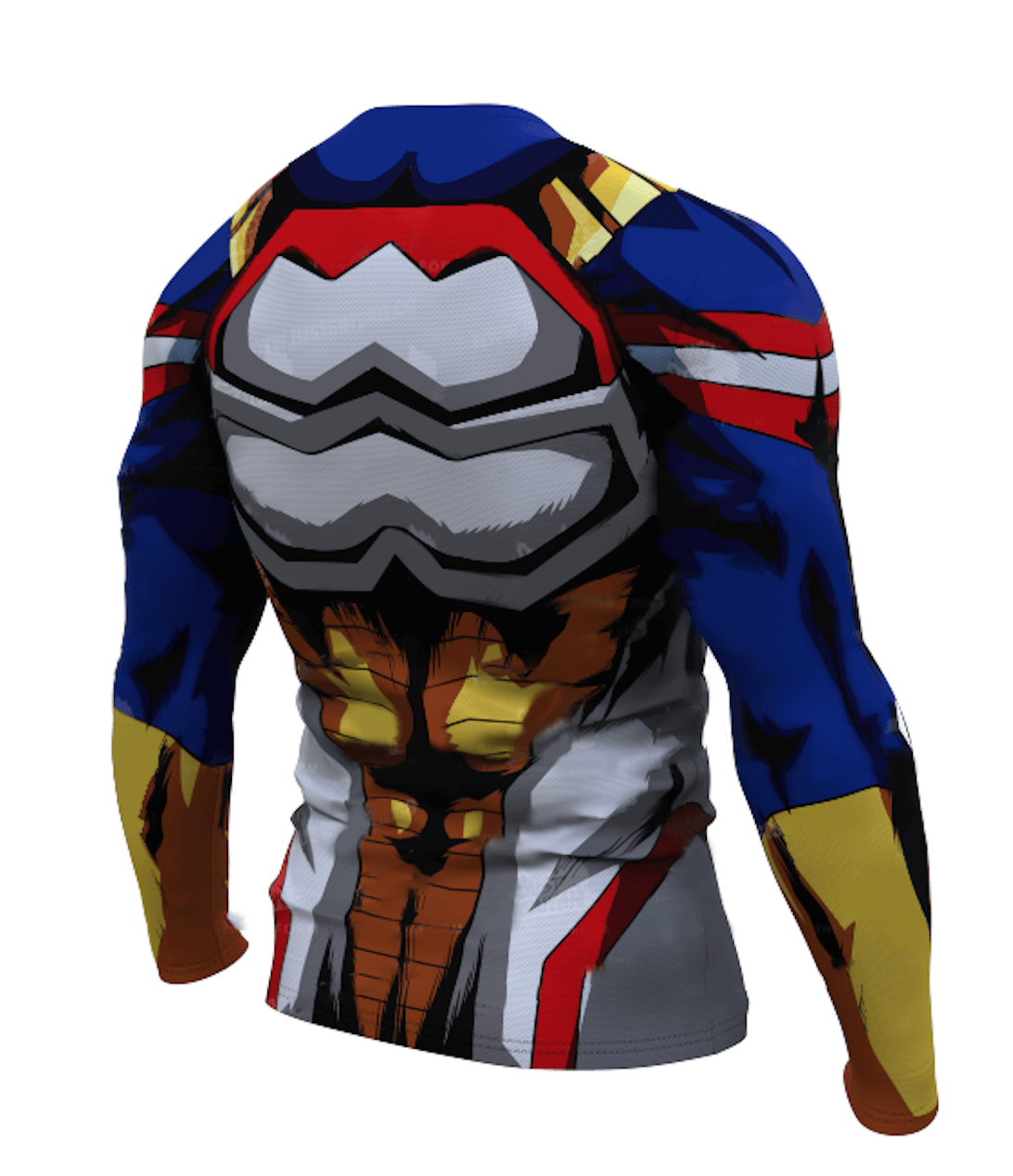 BJJ Rash Guard My Hero Academia Compression 'Fusion Series | All Mighty Vegeta' Premium Long Sleeve Rashguard