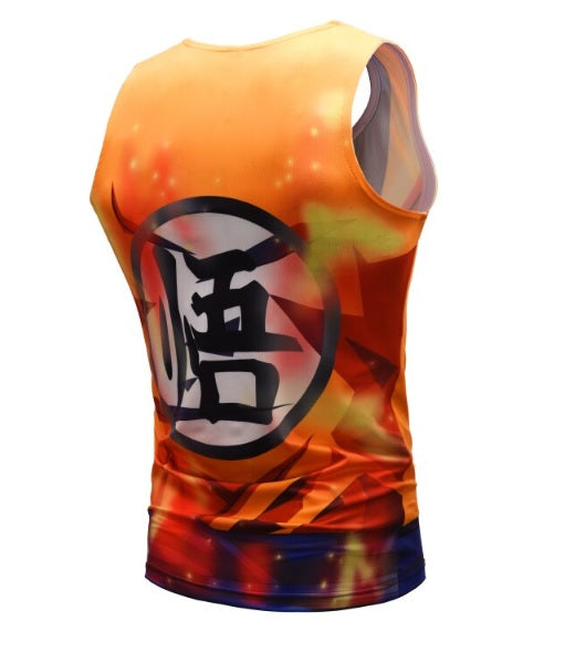 BJJ Rash Guard Super Saiyan God Goku Dragon Ball Z Tank Top