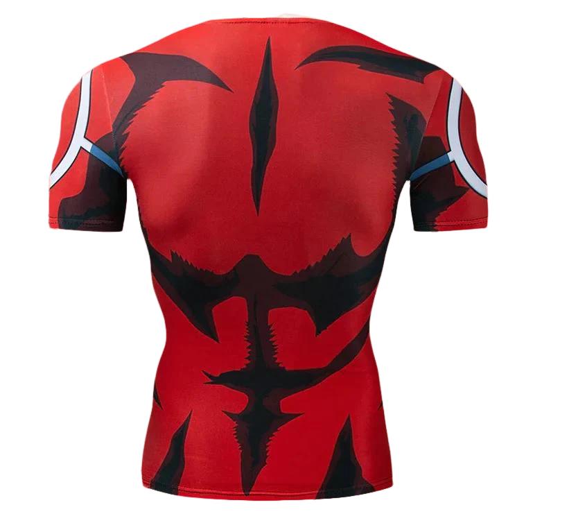 My Hero Academia 'All Might Silver Age' Short Sleeve Compression RashGuard-RashGuardStore