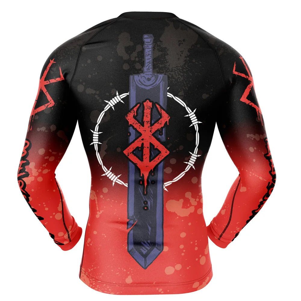 Berserk 'Berserker Armor' Long Sleeve Compression Rashguard