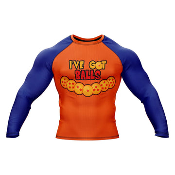 Dragon Ball Z 'Got Balls' Long Sleeve Compression Rashguard