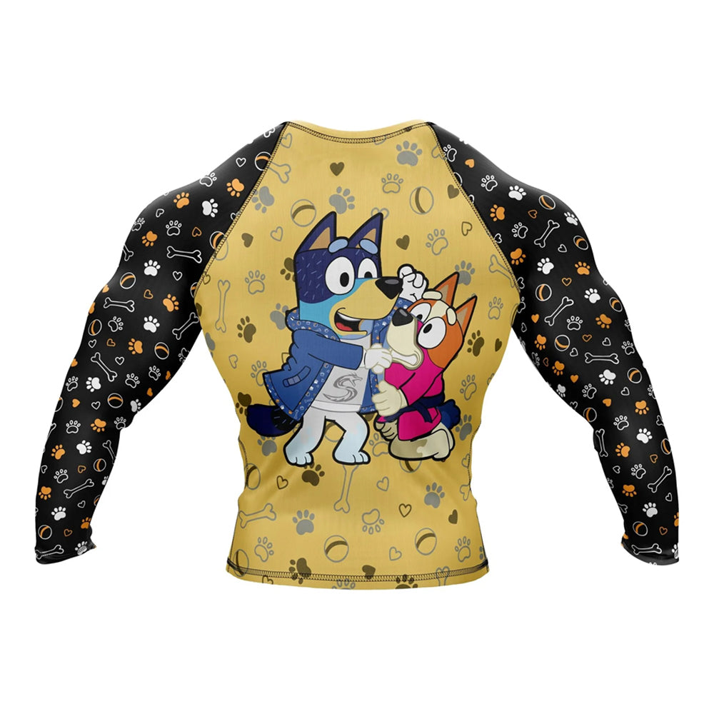 Bluey 'No Take Backs' Long Sleeve Compression Rashguard