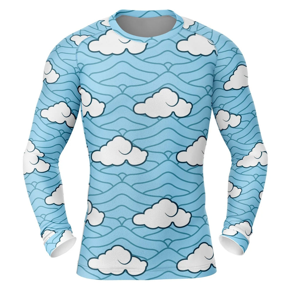 Demon Slayer 'Sakonji Print' Long Sleeve Compression Rashguard