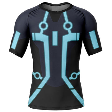 Tron Legacy 'Finish the Game' Short Sleeve Compression Rashguard