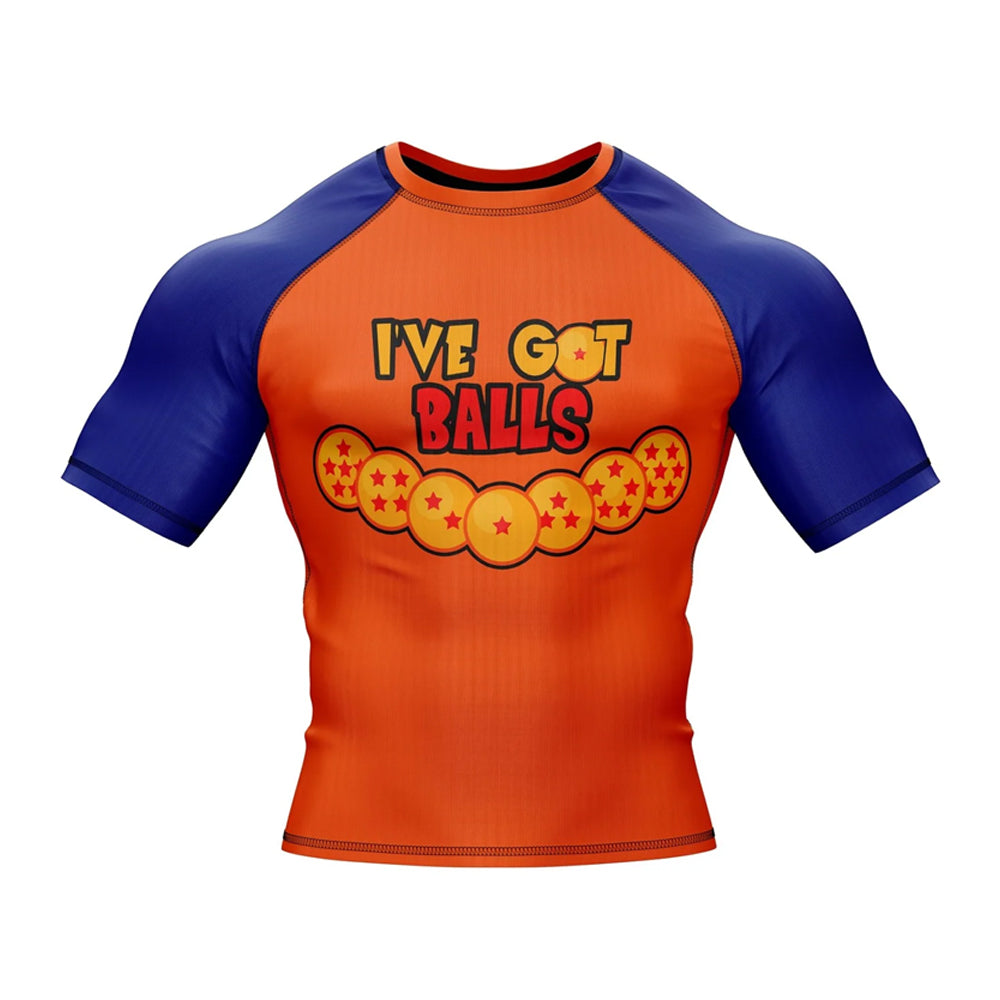 Dragon Ball Z 'Got Balls' Short Sleeve Compression Rashguard