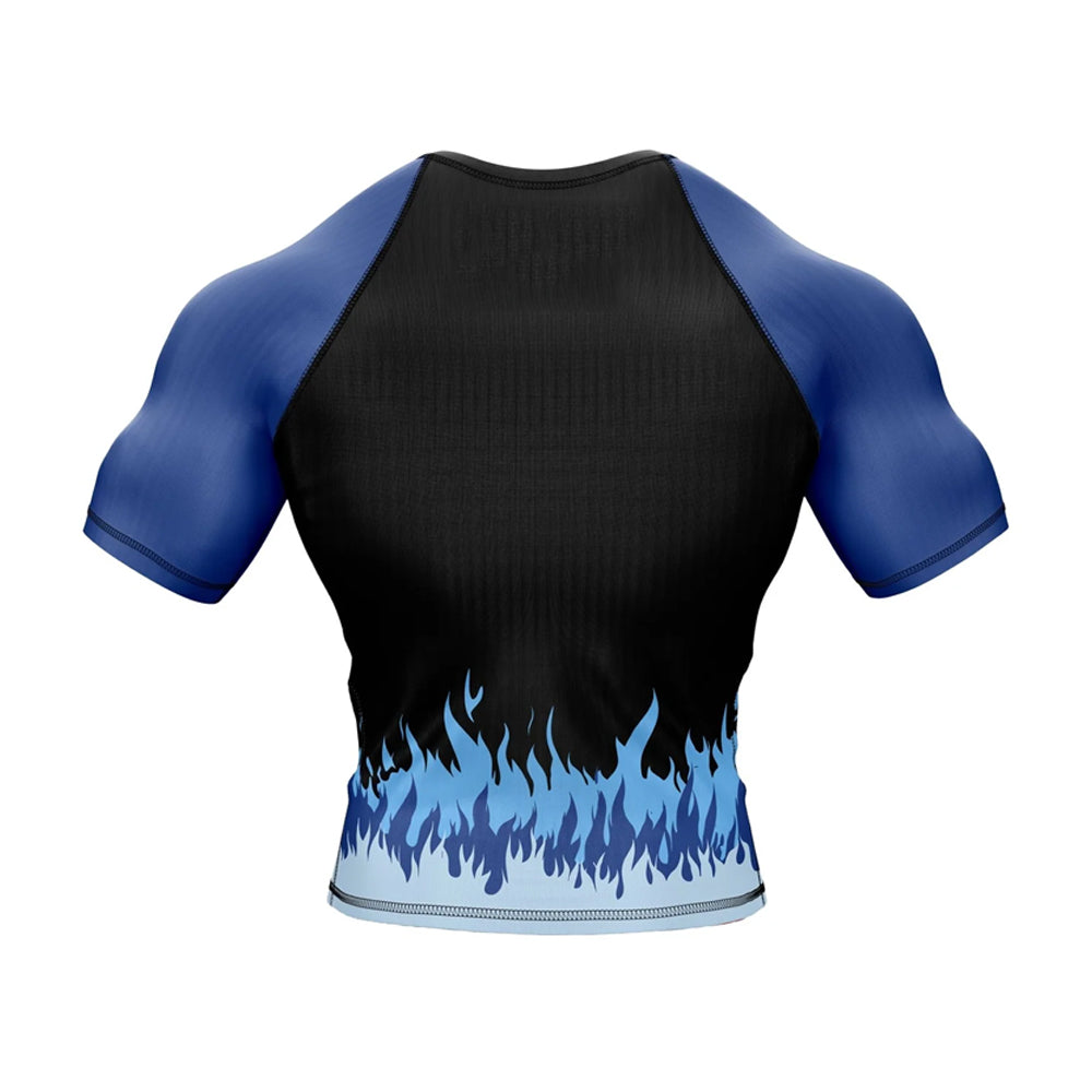 Bluey 'Bluey Belt' Short Sleeve Compression Rashguard