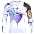 Mecha Frieza Dragon Ball Z Long Sleeve Compression Rash Guard-RashGuardStore