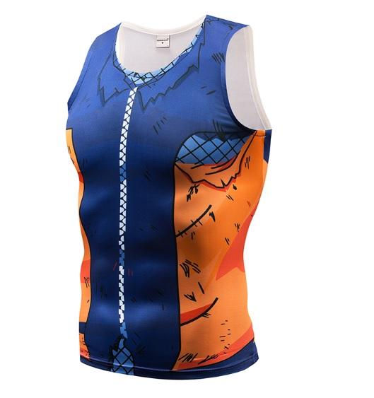 Naruto Battle Damaged 'Teen Naruto' Compression Tank Top-RashGuardStore