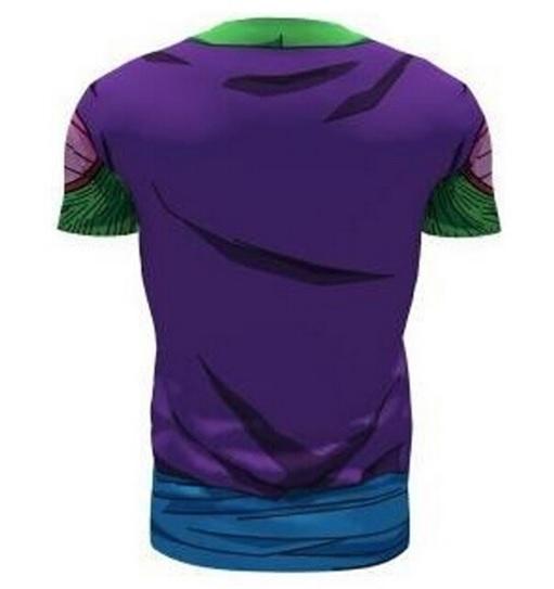 Picollo Armor Dragon Ball Z Compression Short Sleeve Rash Guard-RashGuardStore