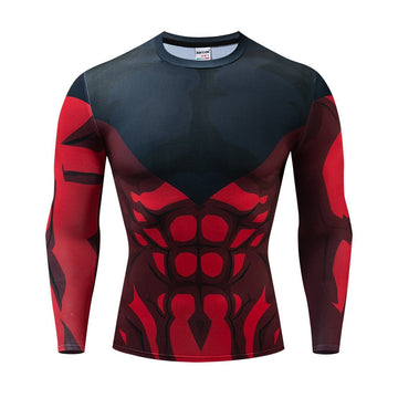 BJJ Rash Guard Jiren Dragon Ball Z Long Sleeve Compression Rashguard