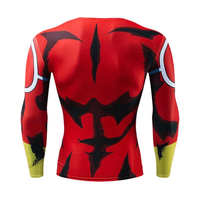 BJJ Rash Guard My Hero Academia 'All Might Silver Age' Long Sleeve Compression RashGuard