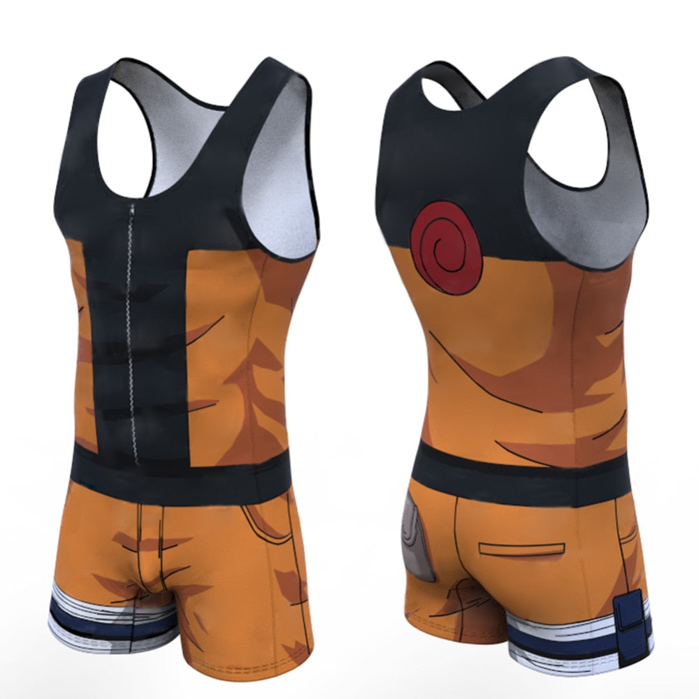 BJJ Rash Guard Naruto 'Teen Naruto' Men's Powerlifting Singlet