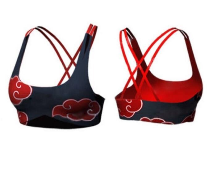 BJJ Rash Guard Women's Naruto 'Akatsuki' Sports Bra