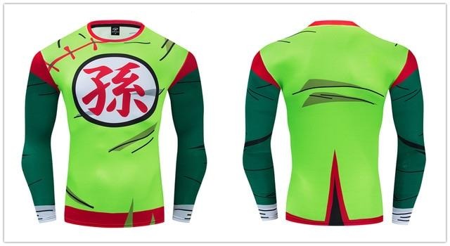 BJJ Rash Guard Dragon Ball Z Compression 'Chiaotzu' Premium Long Sleeve Rashguard