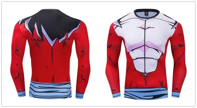 BJJ Rash Guard Dragon Ball Z Compression 'SSJ4 | Xeno Goku' Premium Long Sleeve Rashguard