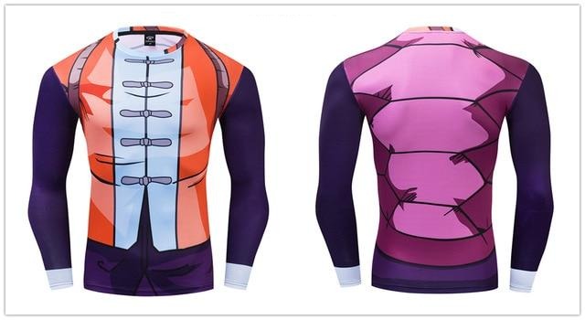 BJJ Rash Guard Dragon Ball Z Compression 'Master Roshi' Premium Long Sleeve Rashguard