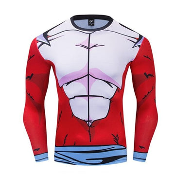 BJJ Rash Guard Dragon Ball Z Compression 'SSJ4 | Xeno Goku' Premium Long Sleeve Rashguard