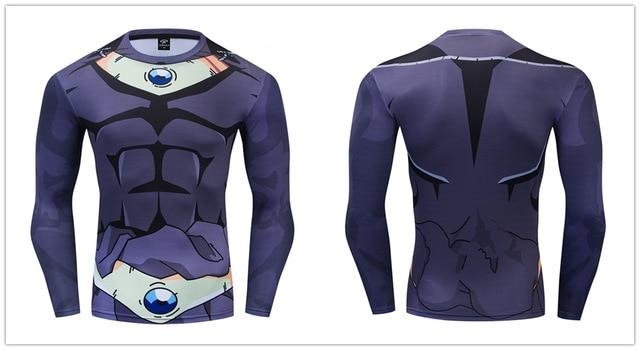 BJJ Rash Guard Dragon Ball Z Compression 'Onyx Broly' Premium Long Sleeve Rashguard