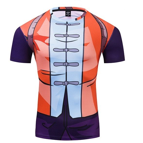 BJJ Rash Guard Dragon Ball Z Compression 'Master Roshi' Premium Short Sleeve Rashguard