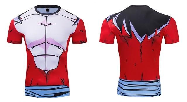 BJJ Rash Guard Dragon Ball Z Compression 'SSJ4 | Xeno Goku' Premium Short Sleeve Rashguard