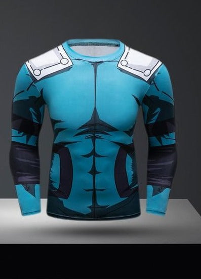 BJJ Rash Guard My Hero Academia 'Deku' Elite Long Sleeve Rashguard