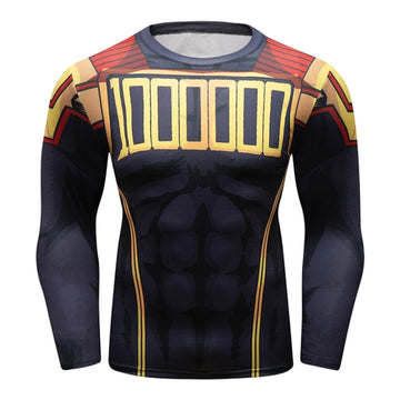 BJJ Rash Guard My Hero Academia 'Onyx Lemillion' Elite Long Sleeve Rashguard